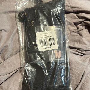 Torrid Black Cropped Lace Leggings